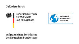 Das ist das Logo der Nationalen Klimaschutz Initiative vom Bundesministerium für Wirtschaft und Klimaschutz