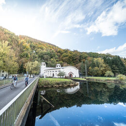 Jugendstil-Wasserkraftwerk in Heimbach