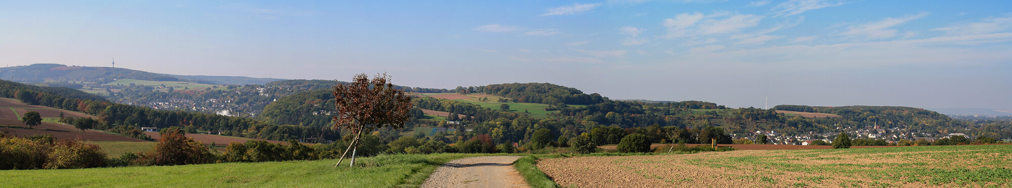 Blick über das Rurtal aus Richtung Boich