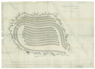 Plan der Kriegsgräberstätte Hürtgen