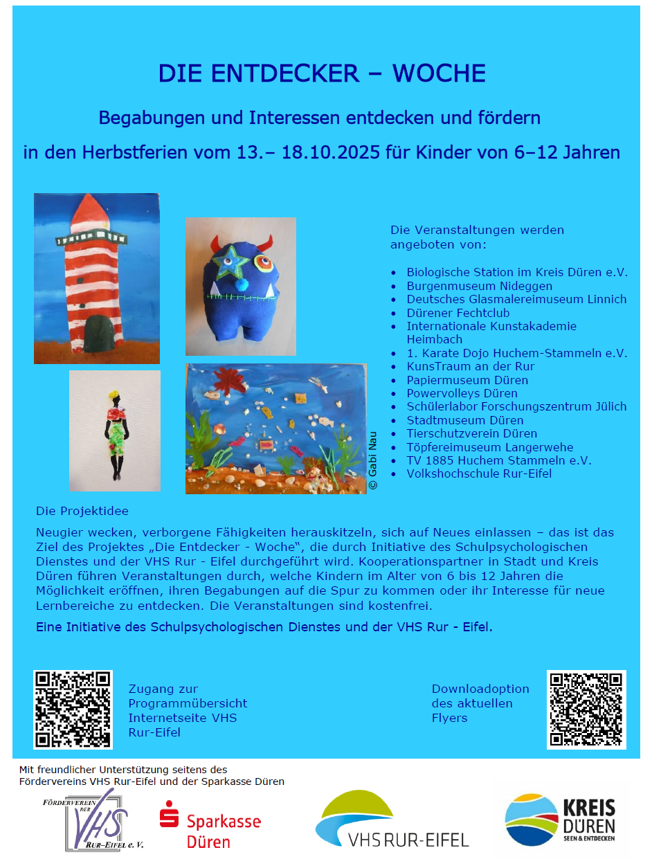 Entdeckerwoche Herbst 2025