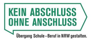 Logo Kein Abschluss ohne Anschluss (Quelle: Ministerium für Arbeit, Gesundheit und Soziales des Landes Nordrhein-Westfalen)