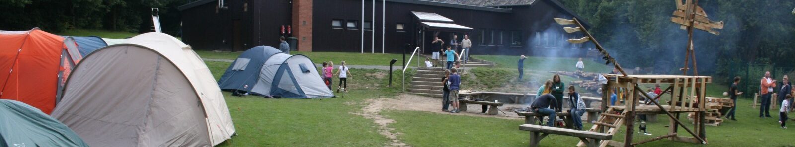 Jugendzeltplatz Finkenheide, hier beim alljährlichen Vater-Kind-Zelten des Kreises Düren