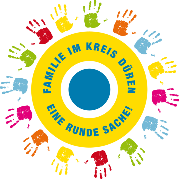 Logo der Initiative "Familie im Kreis Düren - eine runde Sache!"