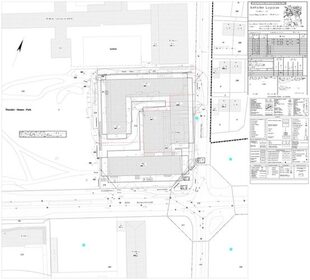Beispiel eines amtlichen Lageplans