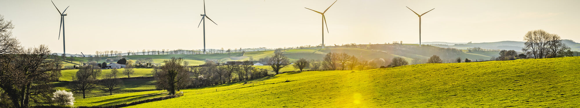 Motivbild Landschaft mit Windkraftanlagen [Foto: © GoldenEyesL.A. - stock.adobe.com]