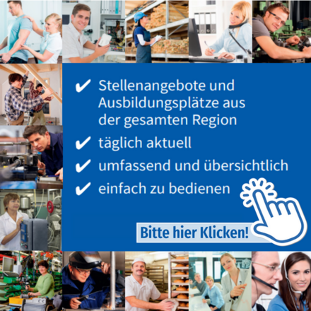 Deckblatt Flyer JobZENTRALE