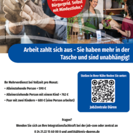 Arbeit zahlt sich aus