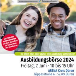 Vorderseite der Sonderbeilage zur Ausbildungsbörse 2024