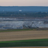 Bild zeigt Bagger im Tagebau Inden