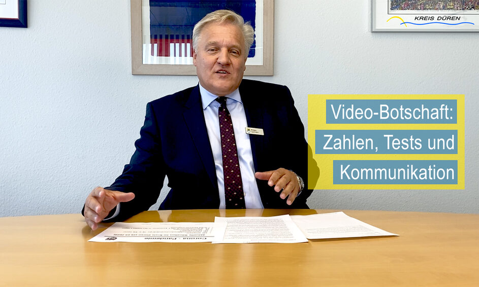 Auch in dieser Woche ordnet Landrat Wolfgang Spelthahn die aktuellen Fallzahlen und Infos ein.