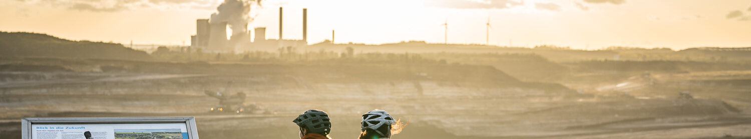 Blick auf den Tagebau.