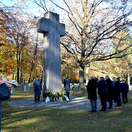 Kranzniederlegung in Hürtgen