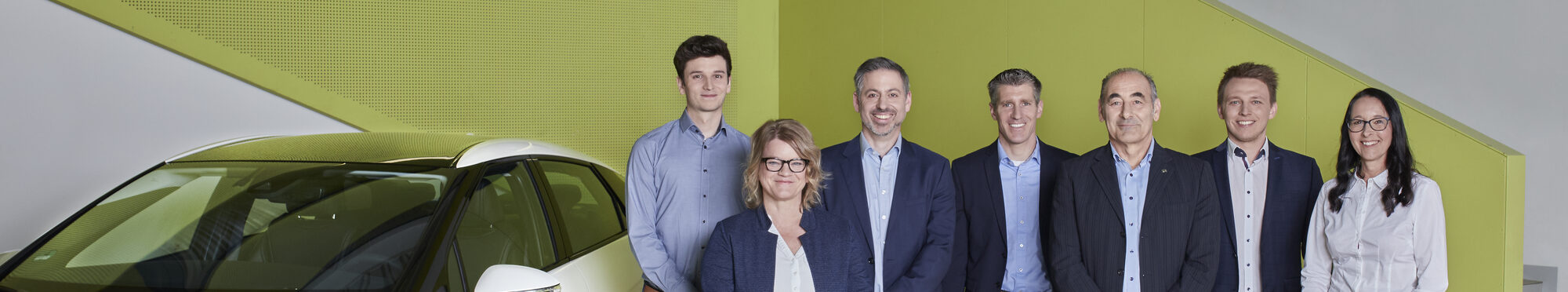 Das Kompetenz-Team von links nach rechts: Marius Richter, Heike Rieger, Tobias Wolff, Eric Floren, Walter Weinberger, Frank Burkard und Anne Schüssler.