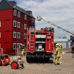 Übung der Feuerwehr