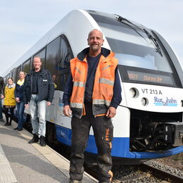 Kusber vor der Rurtalbahn