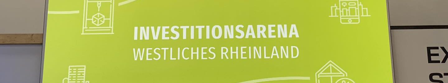 Bildschirm mit "Investitionsarena"