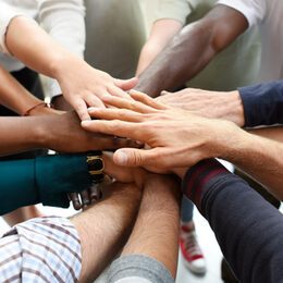 Startup Business People Teamwork Cooperation Hands Together