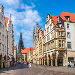 Blick auf die Stadt Münster
