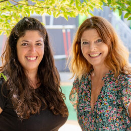 Lamprini Tsodoulou und Stephanie Wentz (v.l.) sind die pädagogischen Leitungen bei der Kindertagesbetreuung Kreismäuse AöR.
