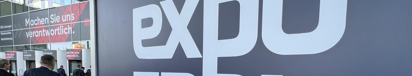 Schild Expo Real