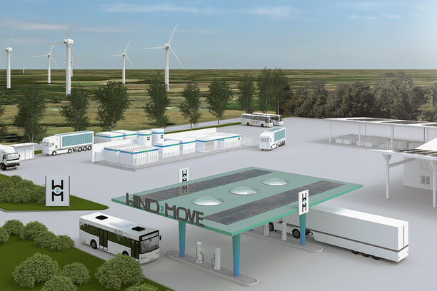 Visualisierung der neuen Produktionsanlage