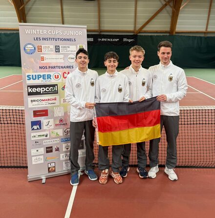 Das DTB-U14-Team bei der EM-Vorrunde 2025.
