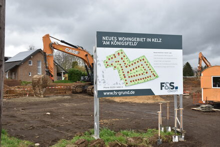 63 Grundstücke stehen im neuen Baugebiet "Am Königsfeld" in Kelz zur Verfügung. Foto: Kreis Düren