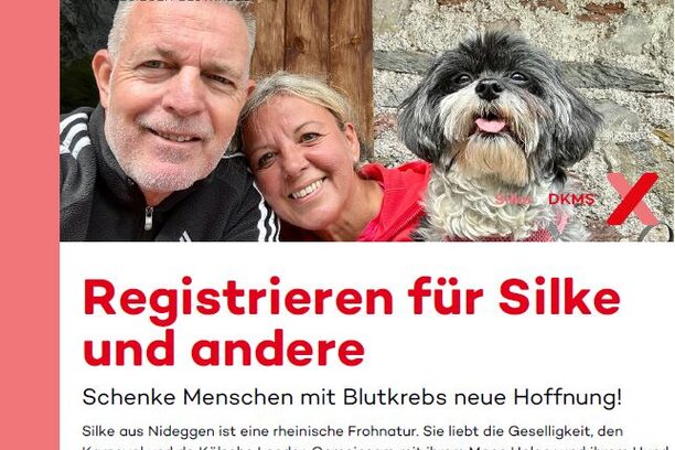 Flyer zur Typisierungsaktion