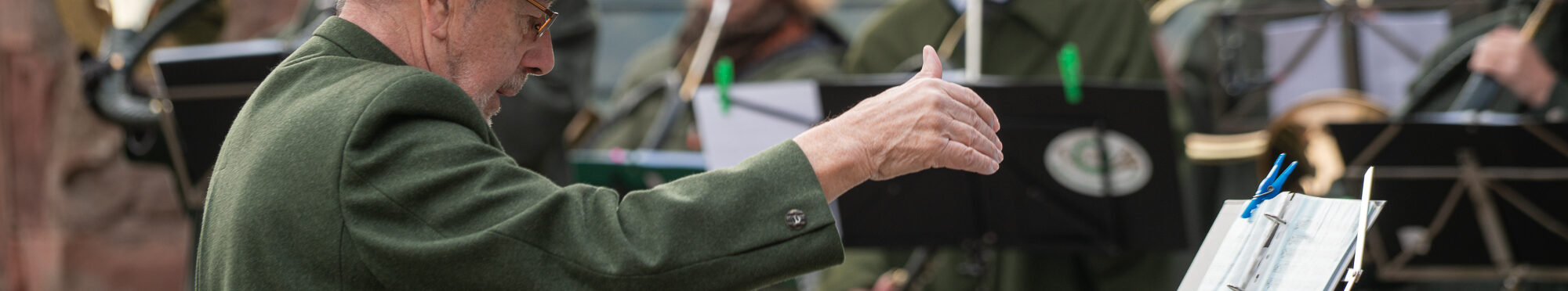 Jägerschaft beim Musizieren