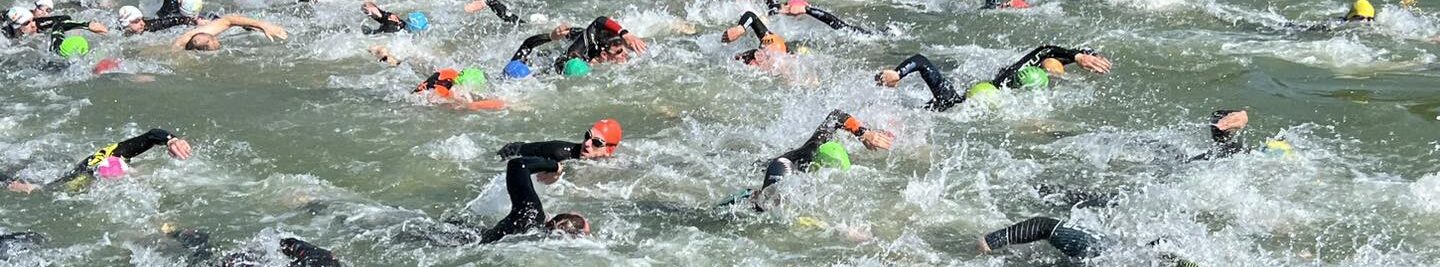 Schwimmer im See