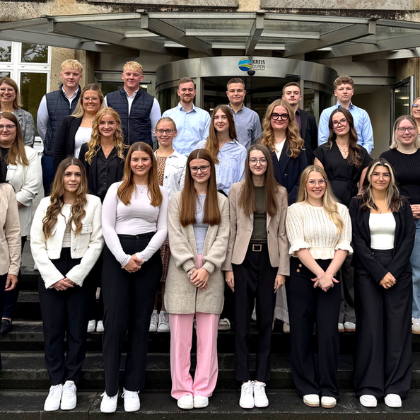 Gruppenfoto der Nachwuchskräfte