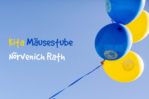 Luftballons der Kreismäuse zur Einweihung