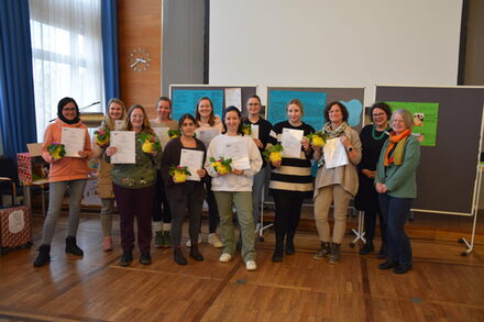 Gruppenbild der Zertifizierten