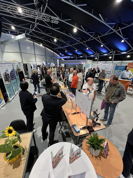 Blick auf die Messe